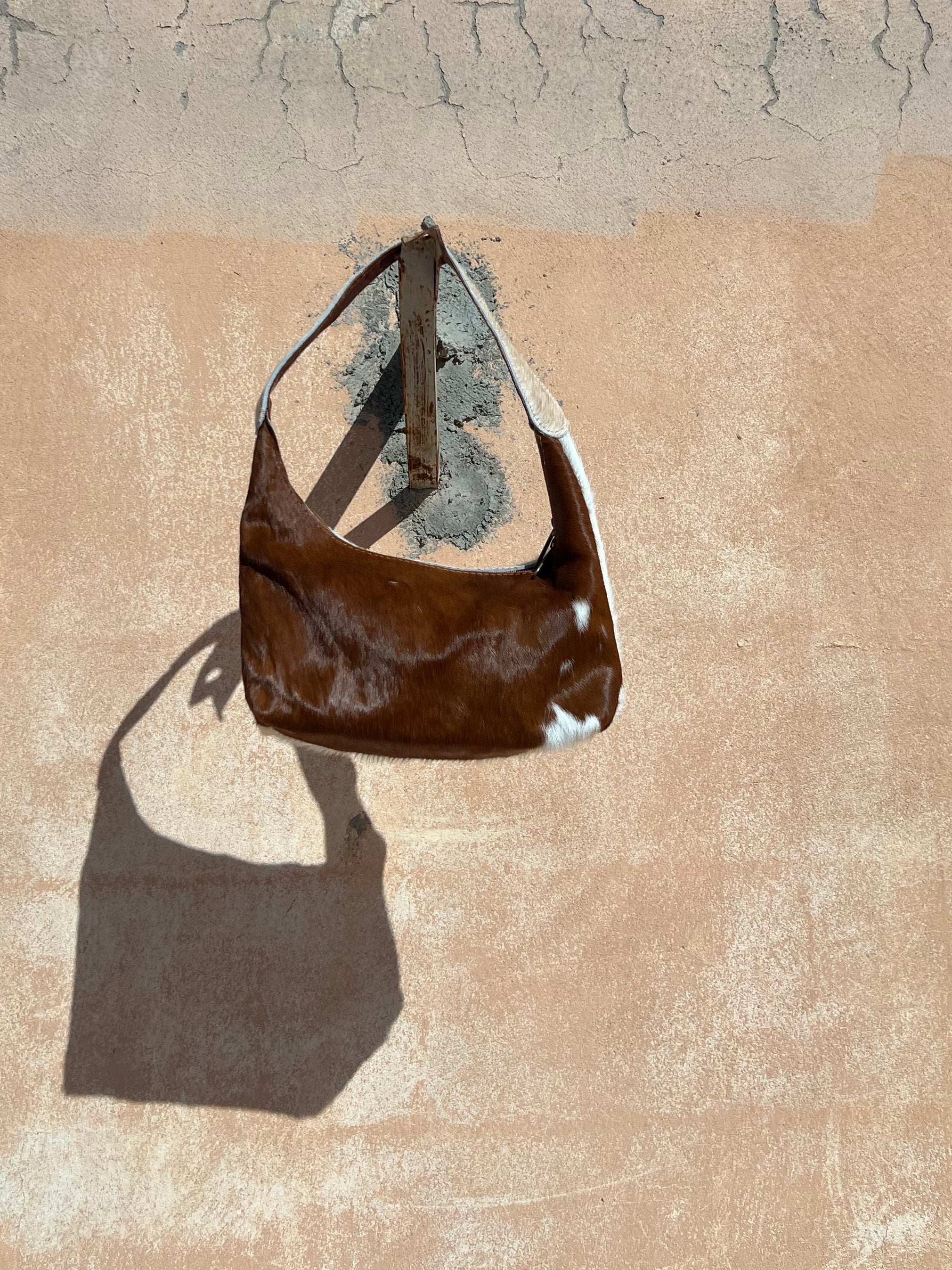 Sac en cuir de vache fait à la main – Artisanat marocain